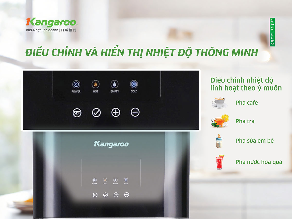 Cây nước nóng lạnh Kangaroo KGWD03BT1D